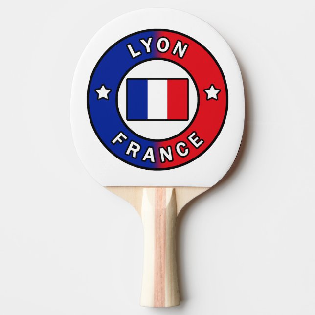 Pala De Ping Pong Lyon France (Anverso)