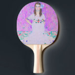 Pala De Ping Pong Mäda Primavesi de Gustav Klimt<br><div class="desc">Mäda Primavesi de Gustav Klimt pintando Ping Pong Paddle.</div>
