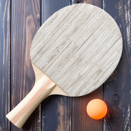 Pala De Ping Pong Madera Blanqueada