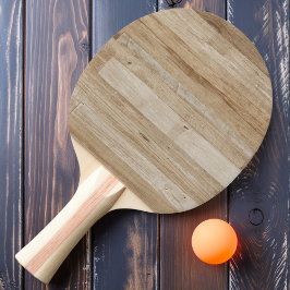 Pala De Ping Pong Madera de Ceniza Clara