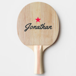 Pala De Ping Pong Madera de Fresno Blanco Estrella Vintage Signature