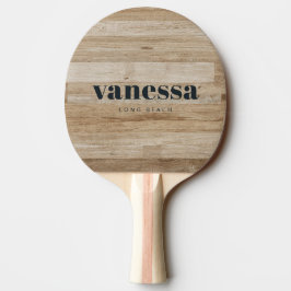 Pala De Ping Pong Madera de Fresno Ligera Nombre Clásico Moderno Min
