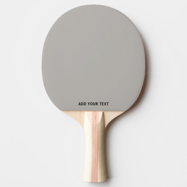 Pala De Ping Pong Madera de Ping Pong Gris Beige Suave de Moda - Per (Anverso)