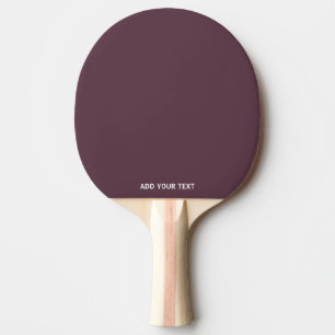 Pala De Ping Pong Madera oscura de ciruela trendy - Paleta de ping p