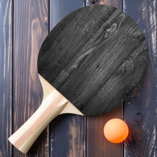 Pala De Ping Pong Madera oscura desgastada