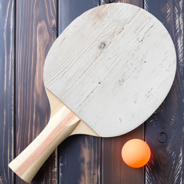 Pala De Ping Pong Madera pintada de blanco (Subido por el creador)
