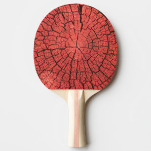 Pala De Ping Pong Madera rojiza rosada corte transversal tronco de á