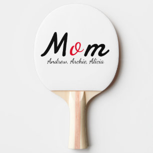 Pala De Ping Pong madre mamá mamá niños nombres personalizado person