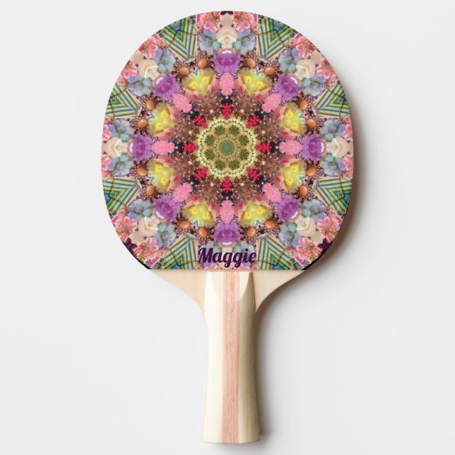 PALA DE PING PONG MAGGIE ~ MEZCLA BONITO DE SOMBRAS ~ (Anverso)