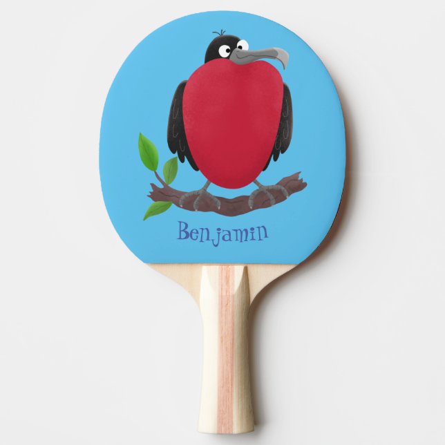 Pala De Ping Pong Magnífico personalizado de pájaro fragata (Anverso)