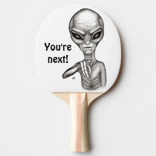 Pala De Ping Pong ¡Mala Alien, eres la siguiente!