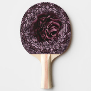 Pala De Ping Pong Mandala de rosa