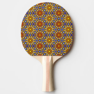 Pala De Ping Pong Mandala de sol celeste