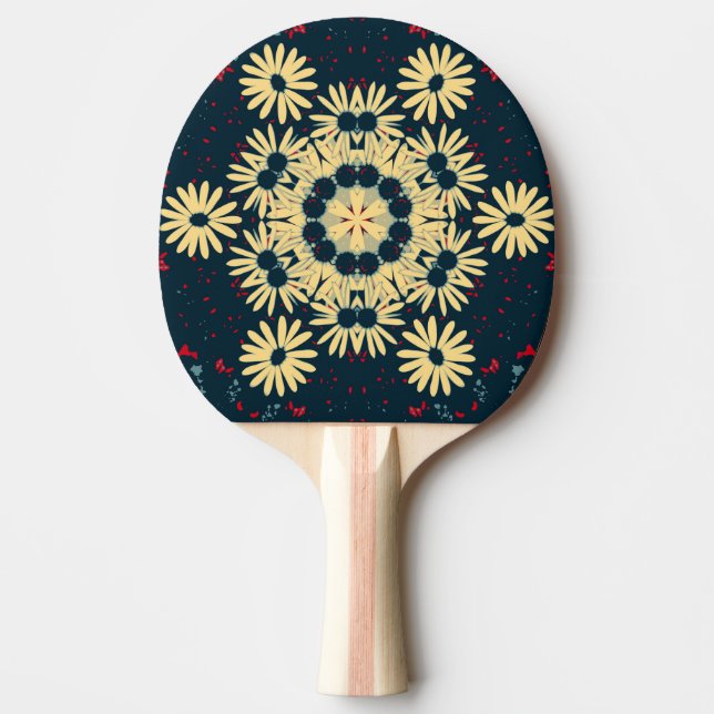 Pala De Ping Pong Mandala de Sueños de Margarita (Anverso)