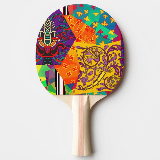 Pala De Ping Pong Mandala festiva india turca (Anverso)