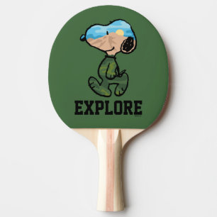 Pala De Ping Pong Maní Gran Esnoopa al Aire Libre