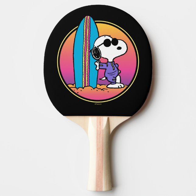 Pala De Ping Pong Maní | Snoopy Beach Beagle (Anverso)