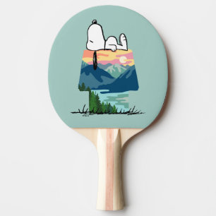 Pala De Ping Pong Maní Snoopy Dog House Go Wild