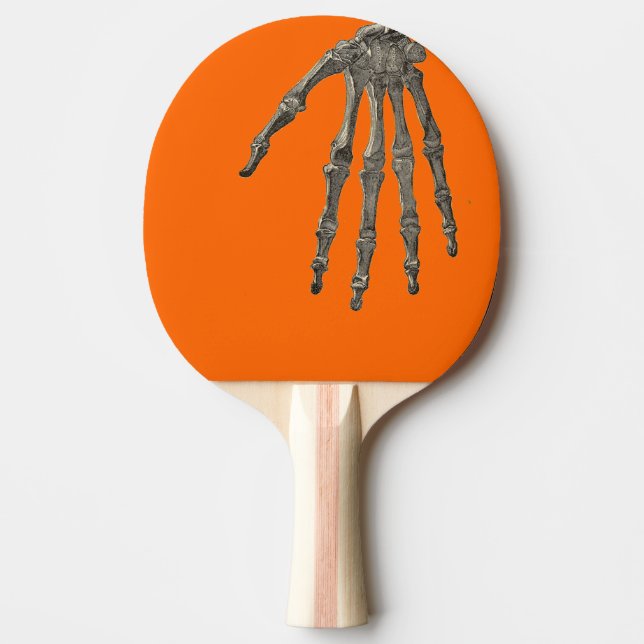 Pala De Ping Pong Mano esquelética (Anverso)