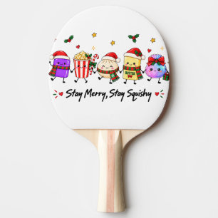 Pala De Ping Pong Mantén la alegría, mantén la suavidad Navidad Vira
