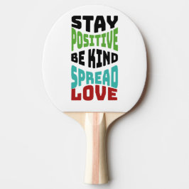 Pala De Ping Pong Mantén Positivo