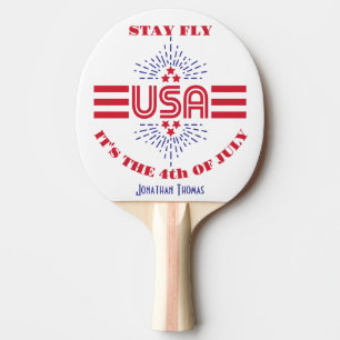 Pala De Ping Pong Mantente genial es el 4 de julio