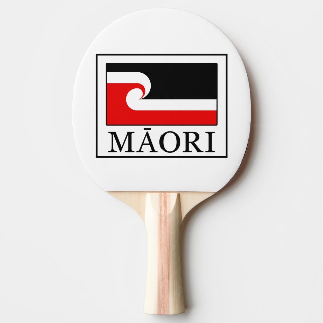 Pala De Ping Pong Maorí (Anverso)