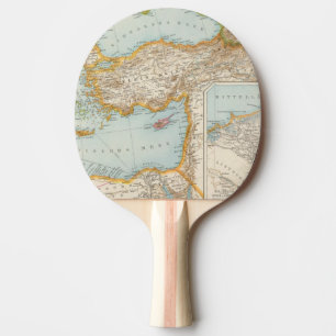 Pala De Ping Pong Mapa mediterráneo oriental