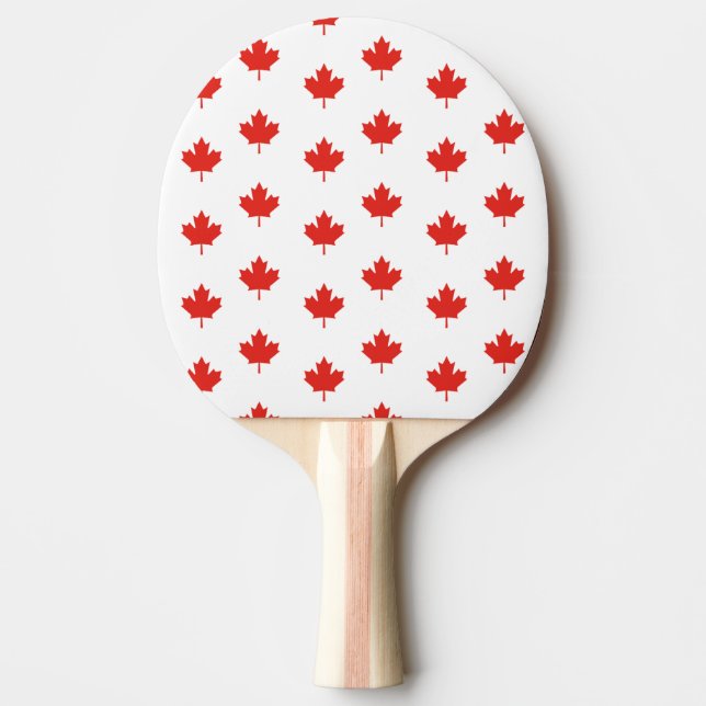 Pala De Ping Pong Maple Leaf, Canadá, (Anverso)