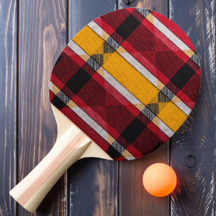 Pala De Ping Pong Maple Sunrise Plaid