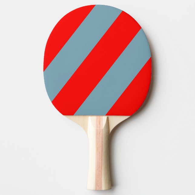 Pala De Ping Pong Mar Rojo Retro Tres Bandas Audaces (Anverso)