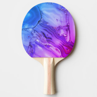 Pala De Ping Pong Marble púrpura exótico
