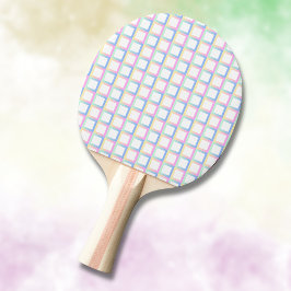 Pala De Ping Pong Marcos de patrones de gradiente simétricos blancos