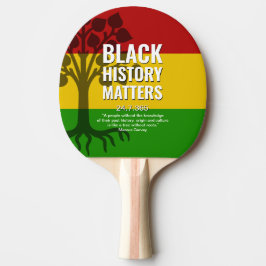 Pala De Ping Pong MARCUS GARVEY Historia Negra