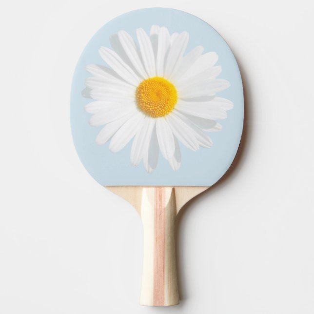 Pala De Ping Pong margarita blanca (Anverso)