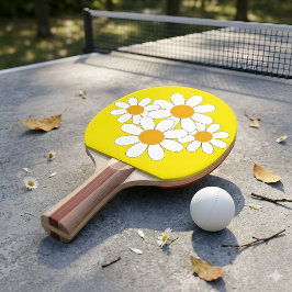 Pala De Ping Pong Margarita Brillante y Audaz