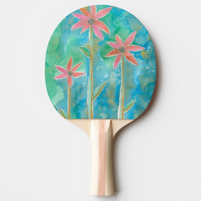 Pala De Ping Pong Margaritas delicadas III (Anverso)