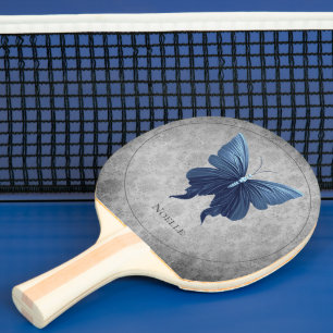 Pala De Ping Pong Mariposa con manchas azules