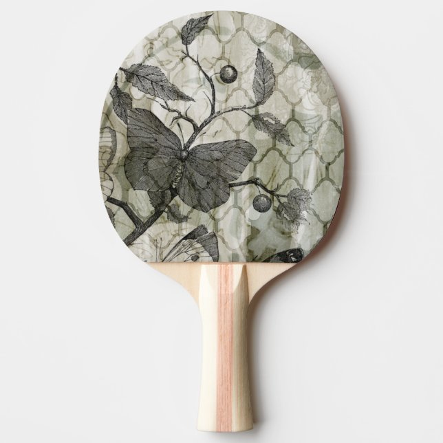 Pala De Ping Pong Mariposas árabes (Anverso)