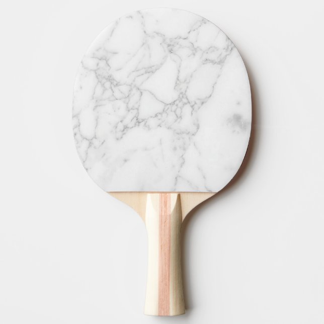 Pala De Ping Pong Mármol Blanco (Anverso)