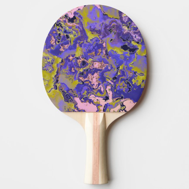 Pala De Ping Pong Mármol Radioactivo (Anverso)