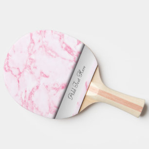 Pala De Ping Pong Mármol rosa personalizado