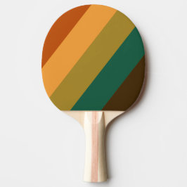 Pala De Ping Pong Marsh de bosque vintage negrita a rayas