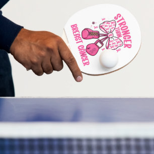 Pala De Ping Pong Más fuerte que el cáncer de seno