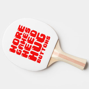 PALA DE PING PONG MÁS JUEGOS NECESITAN BOTONES HUG