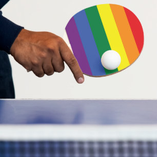 Pala De Ping Pong Más Orgullo Menos Prejuicio Mes del Orgullo LGBTQ