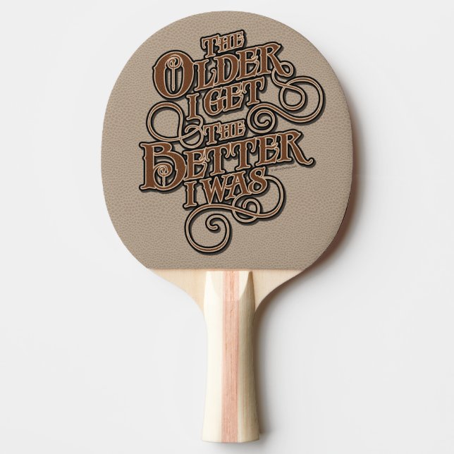 Pala De Ping Pong Más viejo (Anverso)