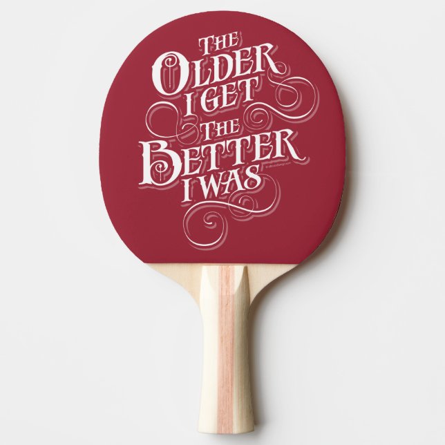 Pala De Ping Pong Más viejo (Anverso)