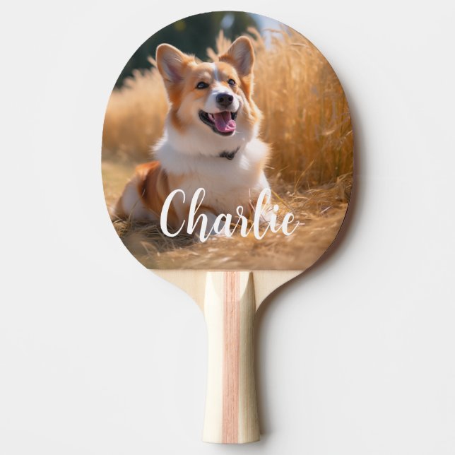 Pala De Ping Pong Mascota personalizado Foto (Anverso)