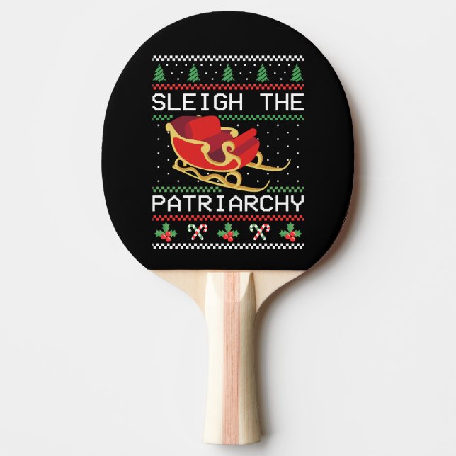 Pala De Ping Pong Mata la Patriarcado I (Anverso)